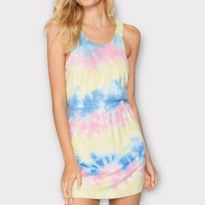 Spiritual Gangster Tie-Dye Sleeveless racerback romper